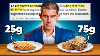 ¿DESPERDICIAS la PROTEÍNA?🥩👨‍⚕️75 VS 25 grs por ingesta: ¿QUÉ ES MEJOR?