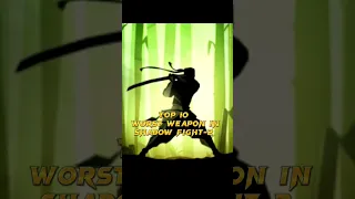 10 Worst Weapons In Shadow Fight-2 😑😅 | shadow fight-2