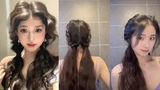 Easy And Cute Braided Hairstyle For Long Hair - New Latest Hairstyle For Ladies #youtuber #style
