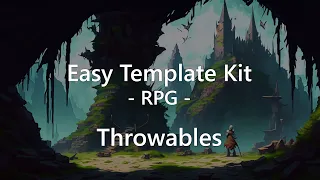 Easy Template Kit - RPG - Throwables