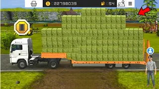 Bales Delivered With Transport Truck In Fs16 ? Fs16 Gameplay | Timelapse |