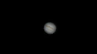 Jupiter passing, no tracking, IO shadow, Great Red Spot, Maksutov 127mm, ASI178MC, ADC.
