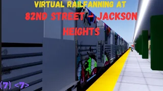 MTA NYC Subway: Railfanning at 82nd Street - Jackson Heights! (feat. work train)