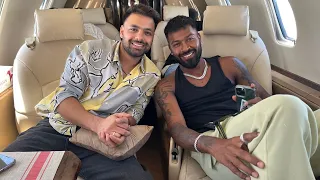 A well spent day with Hardik Pandya | What’s inside his bag😍 | Travelling in a PRIVATE JET😎