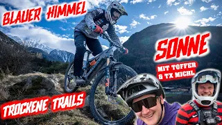 Mountainbiken im Vinschgau ! Sonne, E-Bikes & geile Trails 😍 I MTB Abenteuer mit Toffer in Südtirol