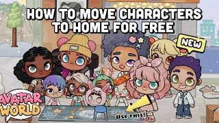 How to move characters/NPC for free in Avatar World 2024