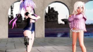 【0293/MMD/艦これ】 呂ちゃん改とイクちゃんで「リモコン - Reol(れをる)+kradness Cover」