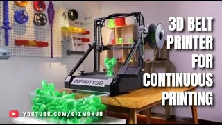 INFINITY3D : THE INTELLIGENT 3D BELT PRINTER FOR CONTINUOUS PRINTING | Kickstarter | Gizmo Hub