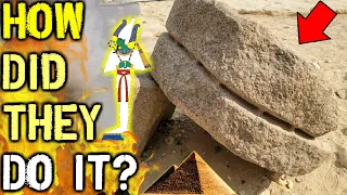 PRECISION Cut Stones At Bottom Of Second Pyramid Of Giza! - How Did The Ancients Do It?