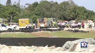 Worker gets trapped in Miami-Dade canal