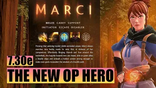 MARCI NEW DOTA 2 HERO | NEW OP HERO | 7.30e | Latest Dota 2 patch