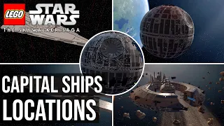 How To Unlock All Capital Ships (All Capital Ships Locations) - LEGO Star Wars The Skywalker Saga