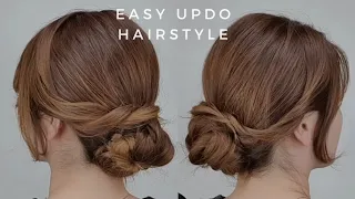 [HOW TO] Simple and Easy Updo by a Korean Hair Stylist (ENG Sub)
