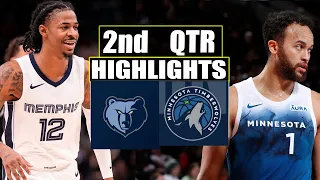 Minnesota Timberwolves vs Memphis Grizzlies 2nd QTR   Highlights | Feb 28 | 2024 NBA Season