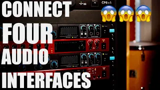 How to Connect 4 Audio Interfaces