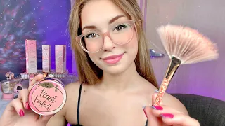 ASMR Fast & Aggressive Doing Your Makeup 🌸 Layered Sounds, Personal Attention Roleplay SUMMER LOOK