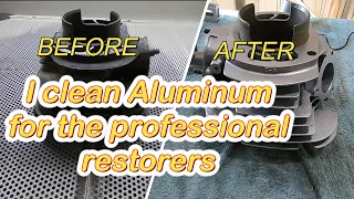 How I clean aluminum engine parts the professional way