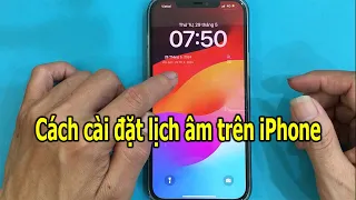 Cách cài đặt lịch âm trên iPhone