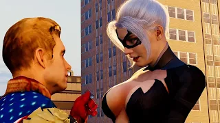 Black Cat Saves Homelander - Spider Man Pc Mods