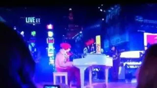 Justin Bieber singing "Let It be" Live From Time Square NYC, New Year's Eve 2011