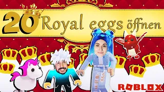 20 ROYAL EGGS ÖFFNEN! Einhorn für Mama Dania & Baby Kaan?! [Roblox Deutsch]