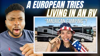 Brit Reacts To A EUROPEAN TRYING RV LIFE FOR THE FIRST TIME!