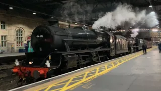 DOUBLE HEADED STEAM LOCOS Heading For Carnforth,  66789 - British Rail AND Class 90s!! | 30/10/23.