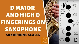 D Major on Saxophone  And High D | Beginner Saxophone Lessons