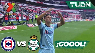 ¡LE DAN LA VUELTA! Antuna marca de penal |  Cruz Azul 2-1 Santos | AP2023-J4 | Liga Mx | TUDN