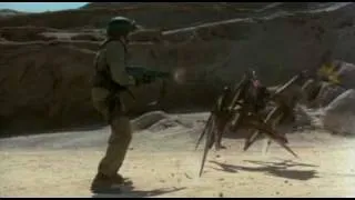 Starship Troopers, Visual Effects test ('Don't. Look. NOW!')