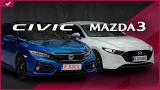 HONDA CIVIC vs MAZDA3 - VTEC TURBO vs SKYACTIV-X