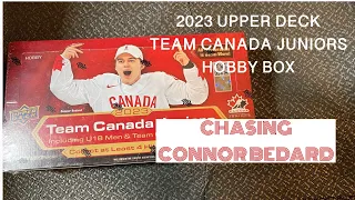 2023 Upper Deck Team Canada Juniors Hobby Box #hockeycards #teamcanada #