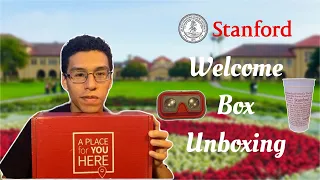 Stanford Welcome/Acceptance Box-Unboxing: VR Goggles, A Stanford Towel? And more!
