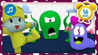 😱💜COLOR MONSTERS + More Nursery Rhymes & Kids Songs [ 16 minutes ] | Pocoyo