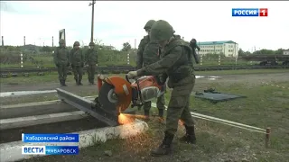 Скорость, мастерство и ловкость! В Восточном военном округе определили лучшего специалиста жд-войск