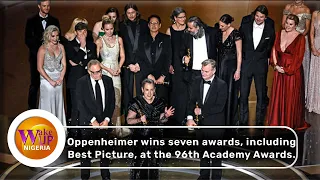 Oscars 2024: Oppenheimer Sweeps Seven Awards At The 96th Academy Awards Including Best Picture.