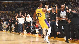 LeBron James Clutch 3 Forces Overtime, Chokes FTs for the Win! Lakers vs Spurs Highlights!