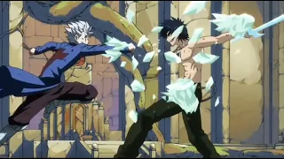 AMV - Gray Fullbuster VS Lyon Vastia - World So Cold