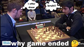 short games of magnus carlsen  explained | draw in five moves | scotch game #chess