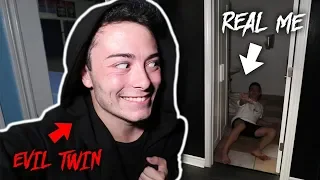 MY EVIL TWIN TOOK MY CAMERA AND RECORDED ME!! (HE LOCKED ME IN)