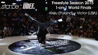 Freestyle Session 2015 1-v-1 Final // Kleju vs Victor // .stance .UDEF