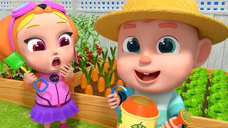 Gardening Time 🧑‍🌾- Vegetable Song + Fruit Song | Rosoo Kids Song & Nursery Rhymes