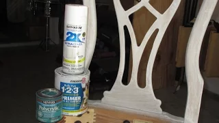 How to paint furniture that has a glossy finish(without sanding off finish!)