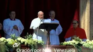 Mensaje Urbi et Orbi del Papa Francisco - Pascua 20/04/2014