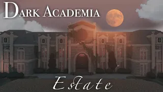 Dark Academia Estate - Bloxburg Tour + Speedbuild (1/1)