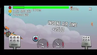 Hill Climb Racing : Dragster & Rooftops 16768 m ( Current World Record! )