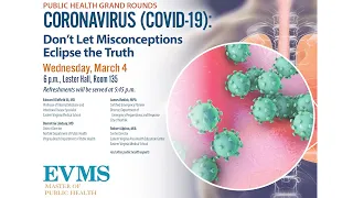 Coronavirus (COVID-19): Panel discussion at EVMS