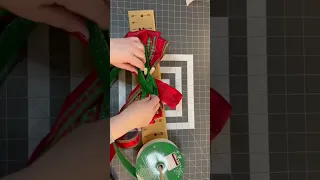 How to Make a Bow #julieswreathboutique #craftingideas #bowmaking #christmasdecor #christmascrafts