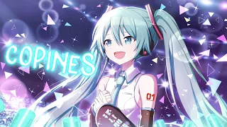 [Nightcore] - Copines (Lyrics) AYA NAKAMURA