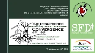 Webinar on the Resurgence: 2019 North American Forest and Climate Movement Convergence